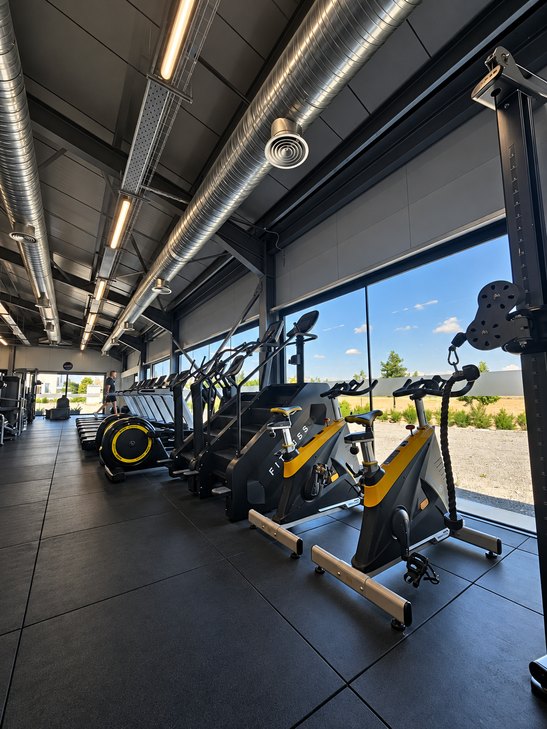 Force Fitness Club cardio floor